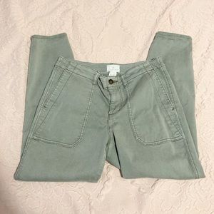 CASLON Green Cropped pants